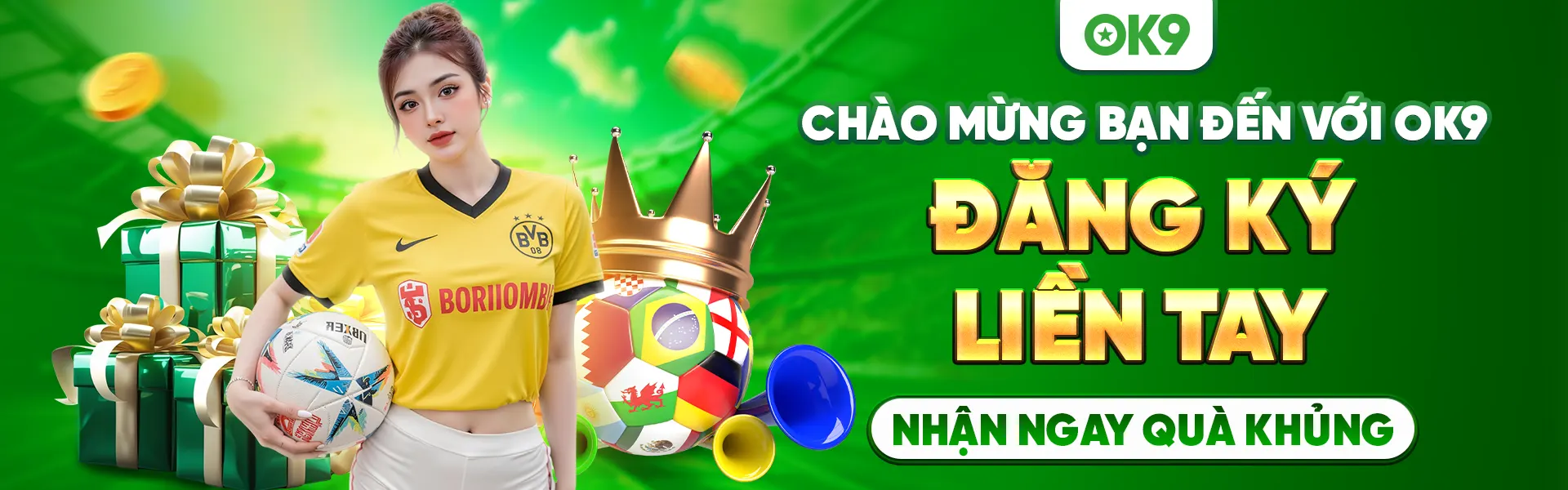 đăng ký liền tay rinh ngay quà khủng tại OK9